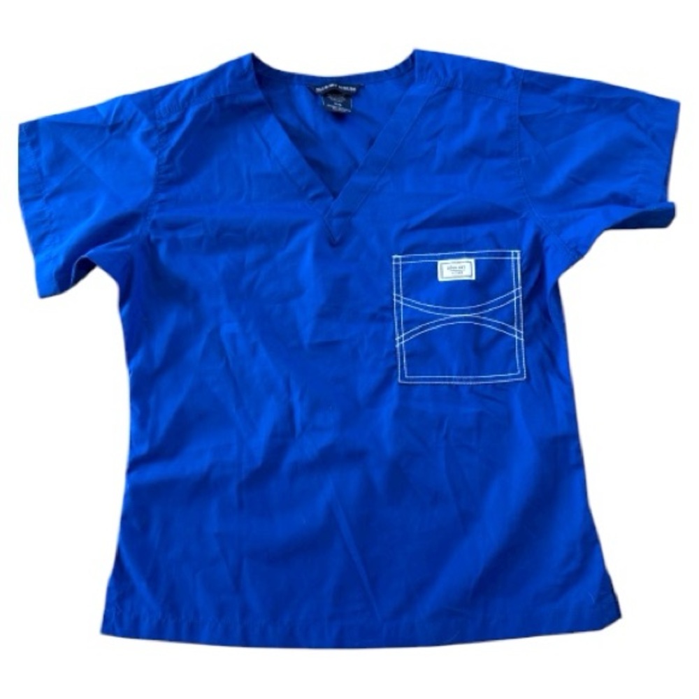 Blue Sky Classic Shelby Scrub Top Royal Blue NWOT- Size XS